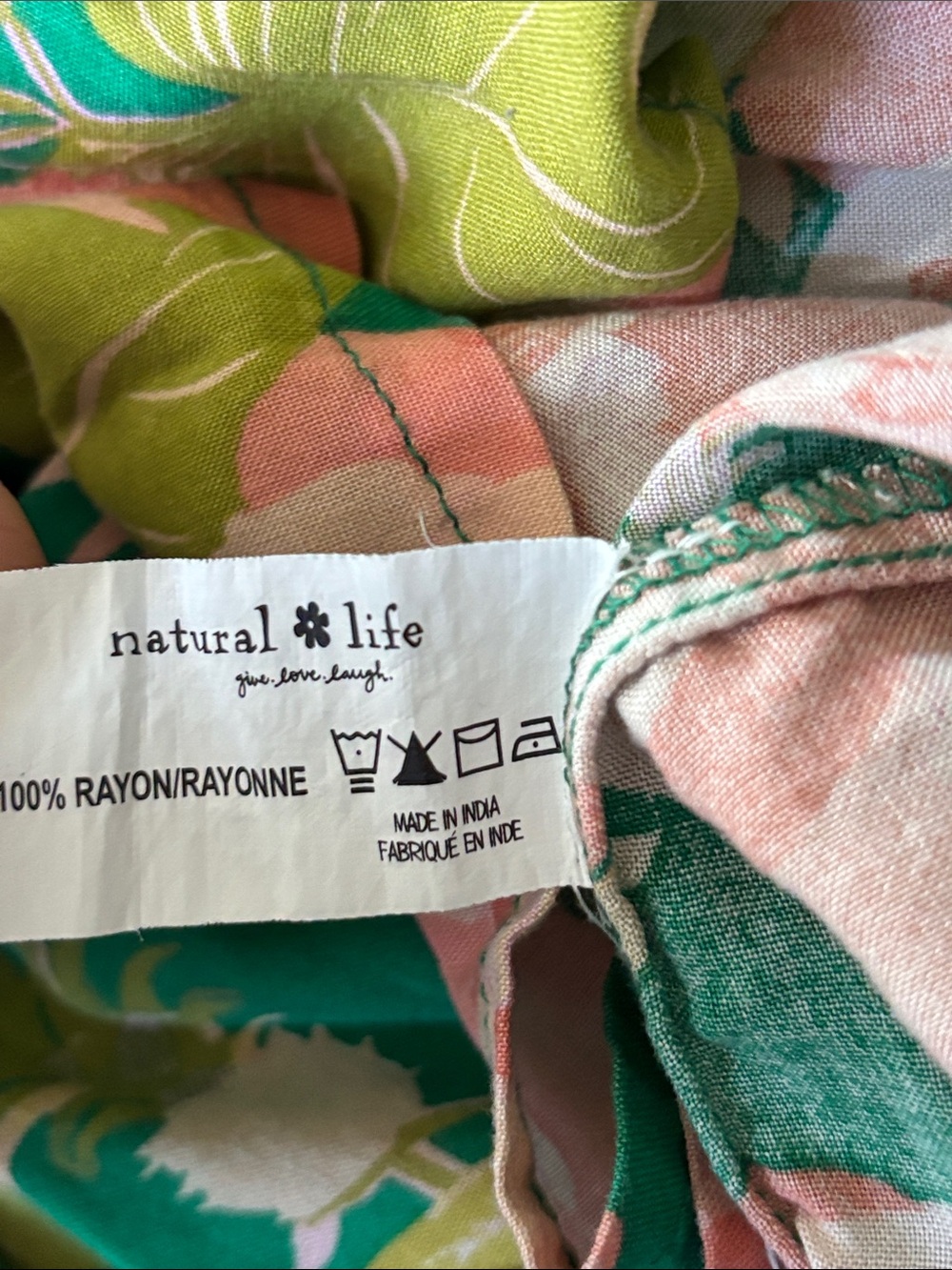 Natural Life size S Hanna floral maxi skirt with Old Navy S top - Picture 9 of 16